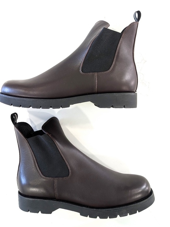 Kleman Tonnant Men’s US 10 EU 44 Brown Leather Chelsea Boots Made in France NWOB main image 6